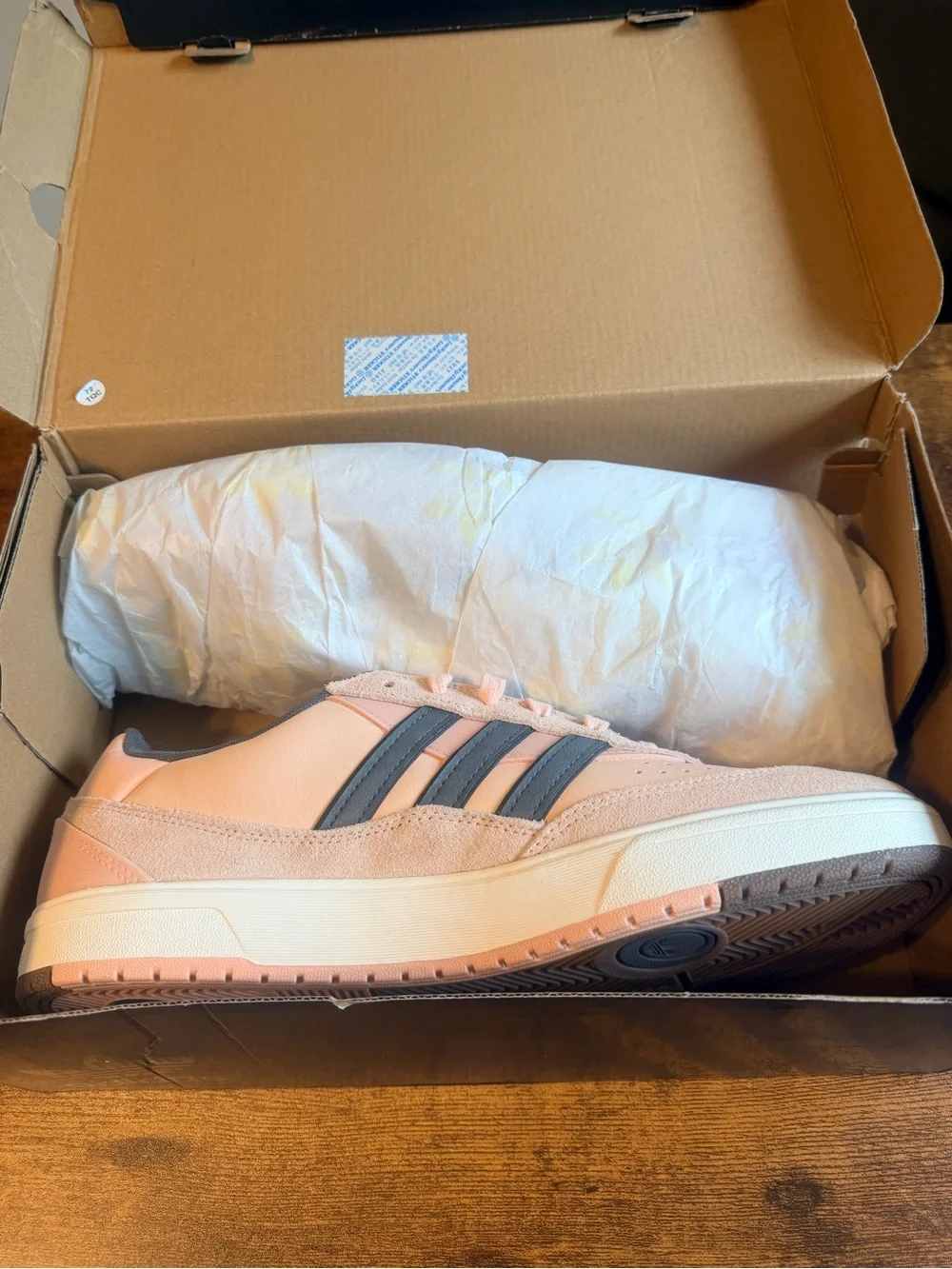 Adidas Tyshawn Pink and Gray Skate Shoes 13M
